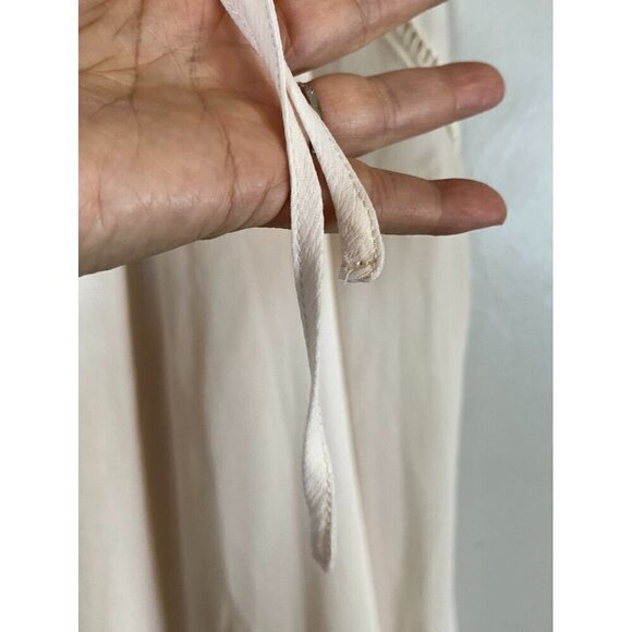 Torrid Floral Top 4X Ivory Crinkle Embroidered Boho Western Retro Indie Folk 80s - Picture 7 of 16